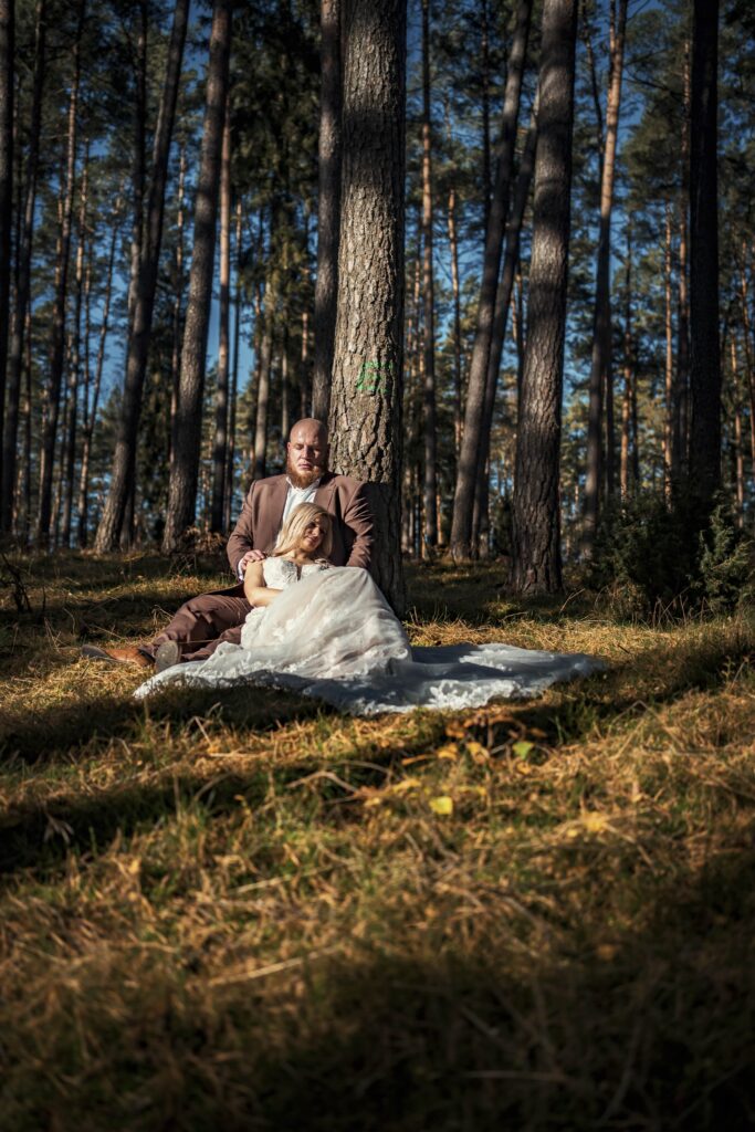 Fotograf ślubny Poznań - zdjęcie w stylu rustykalnym.